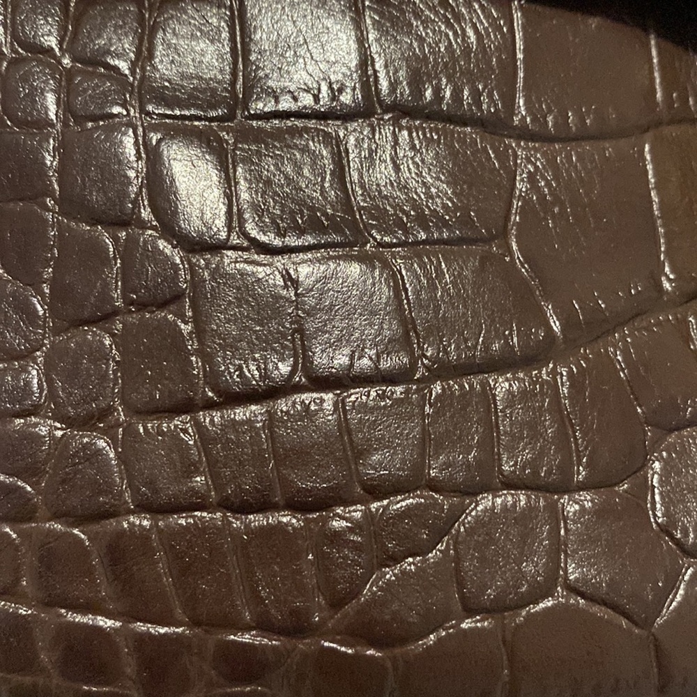 DKNY Brown Baguette Clutch - Picture 3 of 7
